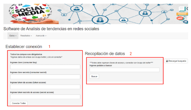 Entorno principal del módulo de Recopilación.