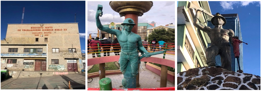 Relevancia de la figura del minero en algunas vistas de Llallagua, Oruro,
Bolivia
